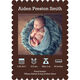 Blue Icon Photo Birth Announcements Image 5 of 5